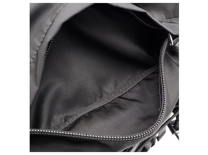 Prada Rucksack aus Nylon Schwarz - Ansicht 7