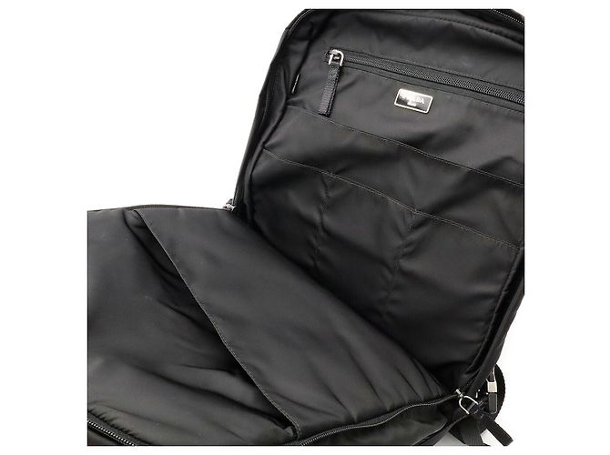 Prada Rucksack aus Nylon Schwarz - Ansicht 8