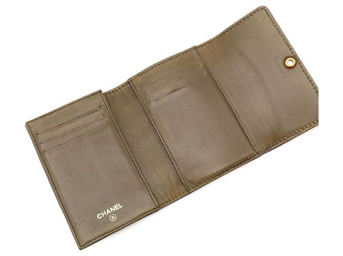 Tarjetero Chanel Cartera Trifold - vista 6