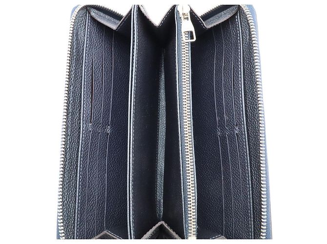 Portafoglio lungo Louis Vuitton Monogram Empreinte Blu - vista 6