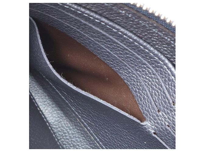 Portafoglio lungo Louis Vuitton Monogram Empreinte Blu - vista 8