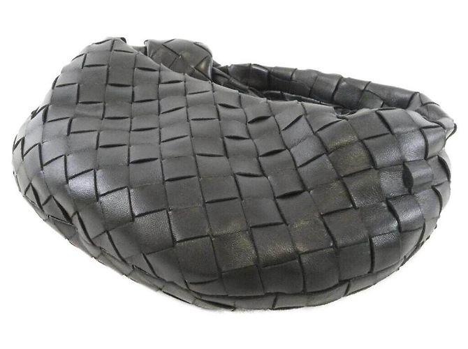 Borsa a tracolla Bottega Veneta in agnello Nero - vista 3