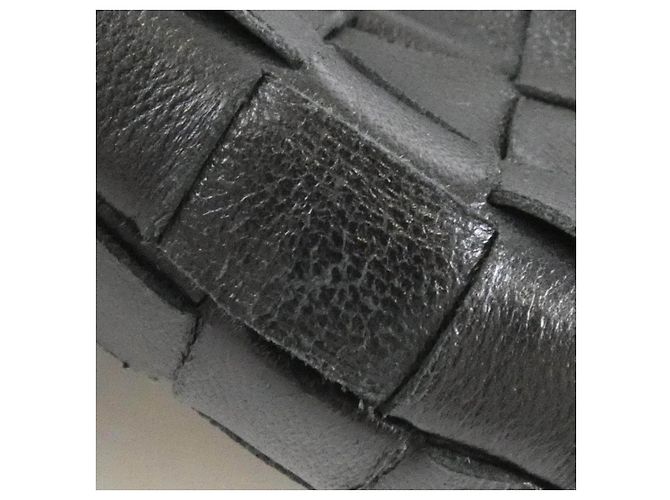 Borsa a tracolla Bottega Veneta in agnello Nero - vista 4
