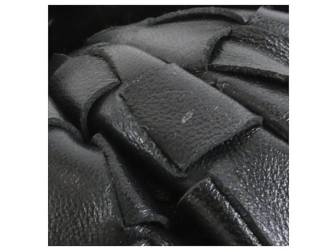 Borsa a tracolla Bottega Veneta in agnello Nero - vista 5