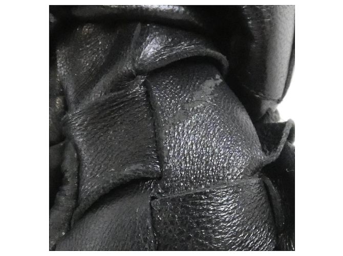 Borsa a tracolla Bottega Veneta in agnello Nero - vista 6