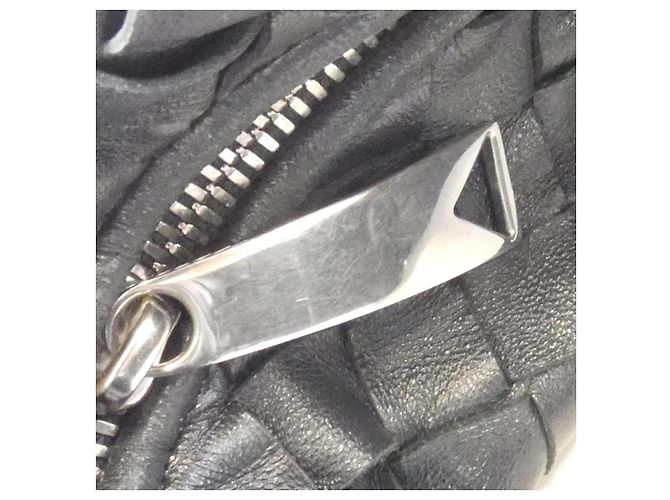 Borsa a tracolla Bottega Veneta in agnello Nero - vista 7