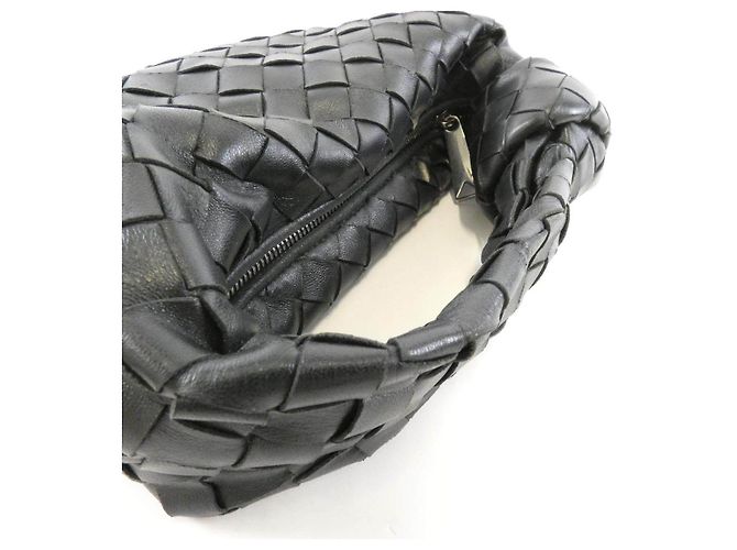Borsa a tracolla Bottega Veneta in agnello Nero - vista 9
