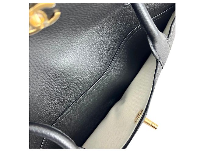 Borsa Shopping Small Chanel Stitched Urban Essentials in vitello grana Nero - vista 8