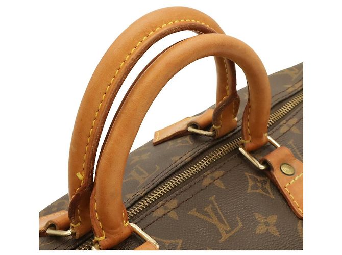 Borsa da viaggio Louis Vuitton Speedy 40 Monogram Marrone - vista 5