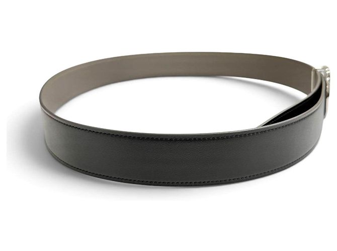 Hermès Cinturón Hermes de piel Epsom Odysee Negro - vista 4