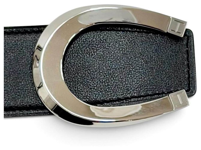 Hermès Cinturón Hermes de piel Epsom Odysee Negro - vista 7