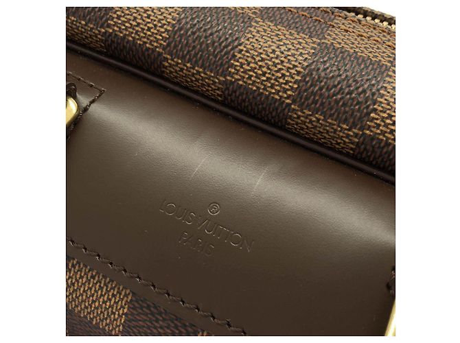Bolso de mano Vanity Louis Vuitton Damier Bowling Castaño - vista 4