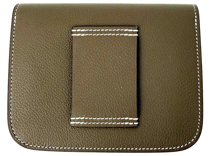 Hermès Hermes Evercolor Constance Slim Etoupe Geldbörse Braun - Ansicht 3
