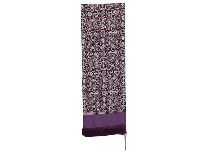 Sciarpa stampata Dolce & Gabbana in seta multicolore - vista 2