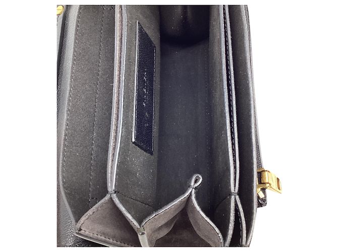 Bolso de hombro pequeño con solapa GV3 Givenchy en piel negra Negro - vista 11