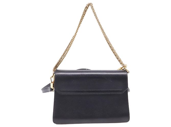 Bolso de hombro pequeño con solapa GV3 Givenchy en piel negra Negro - vista 4