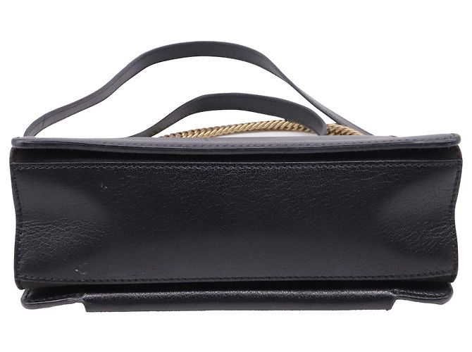Bolso de hombro pequeño con solapa GV3 Givenchy en piel negra Negro - vista 6