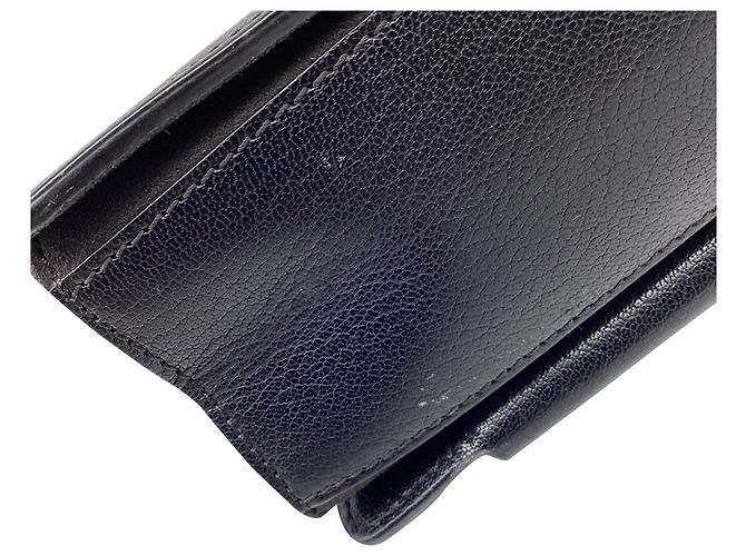 Bolso de hombro pequeño con solapa GV3 Givenchy en piel negra Negro - vista 9
