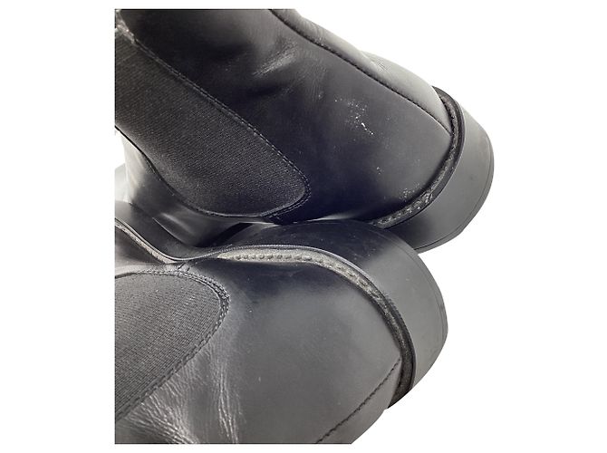 Stivaletti Chelsea Tod's in pelle nera Nero - vista 8