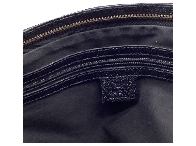 mala Tote 2 vias Gucci em lona preta Preto - vista 10