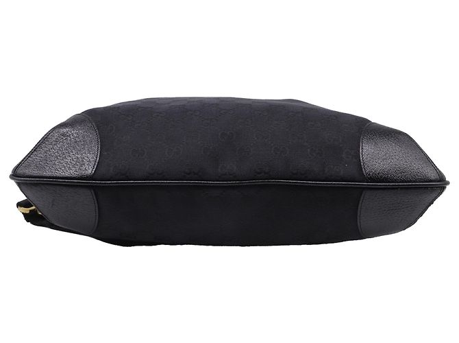 mala Tote 2 vias Gucci em lona preta Preto - vista 5