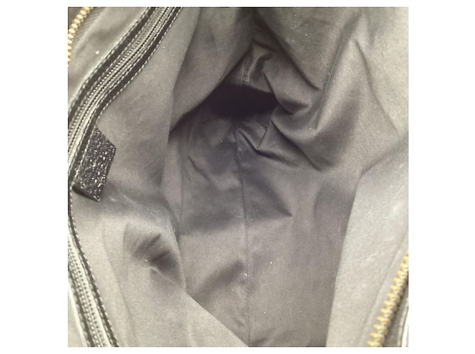 mala Tote 2 vias Gucci em lona preta Preto - vista 8