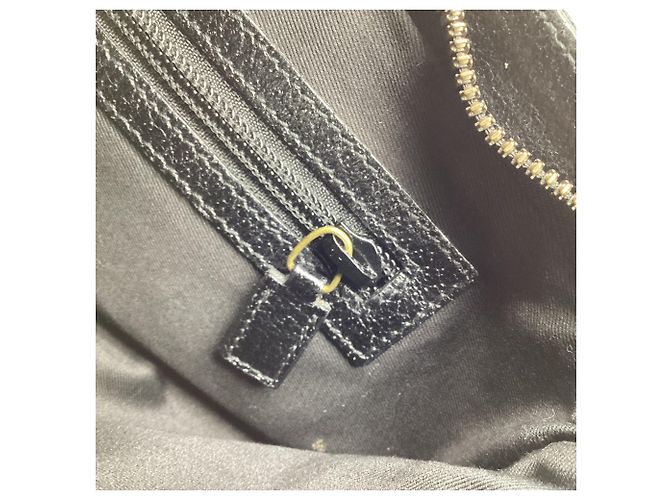 mala Tote 2 vias Gucci em lona preta Preto - vista 9