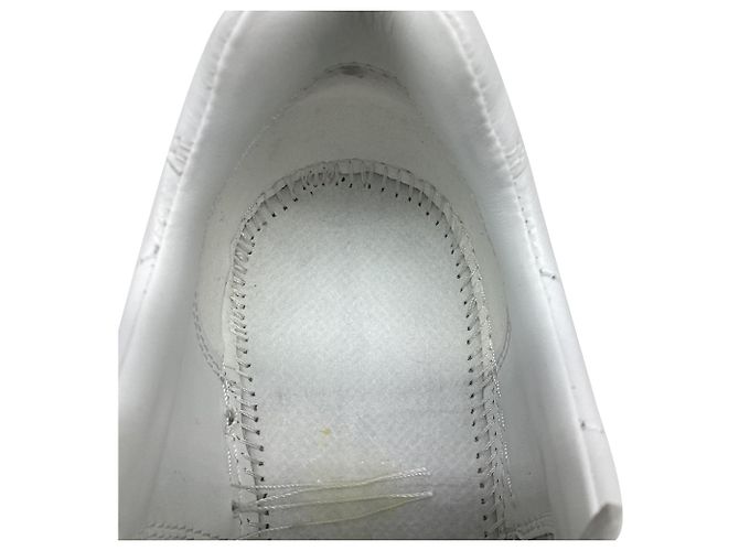 Sneakers Jimmy Choo Diamond Light Maxi/ F in pelle bianca Bianco Crudo - vista 12