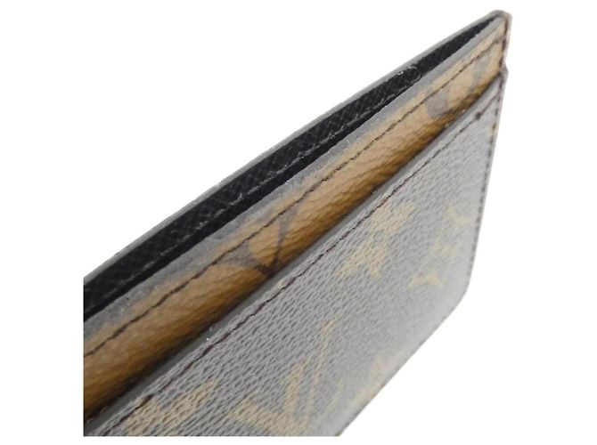 Louis Vuitton Monogram Reverse Card Case Braun - Ansicht 4