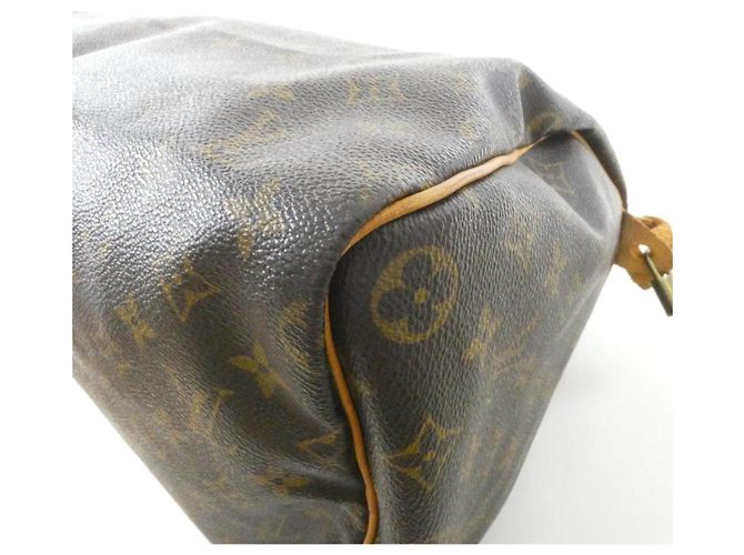 Borsa Boston Louis Vuitton Speedy 40 Monogram Marrone - vista 2