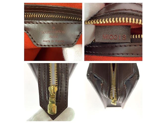 Borsa Tote Louis Vuitton Damier Venice PM Marrone - vista 4