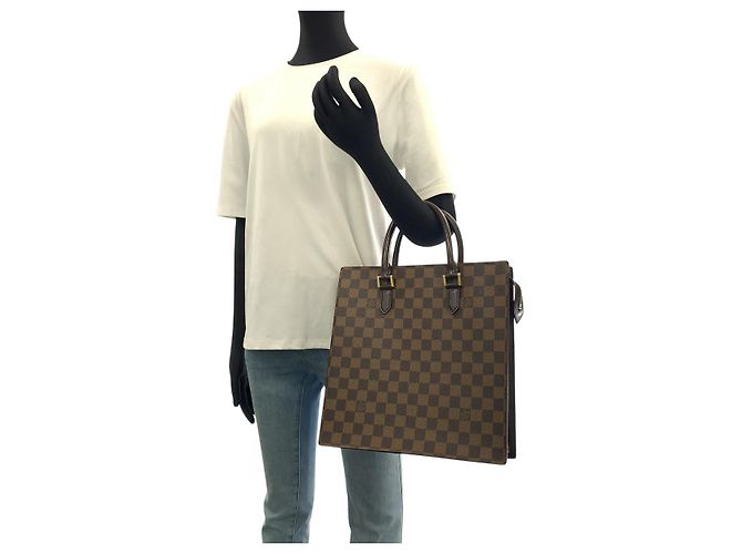Borsa Tote Louis Vuitton Damier Venice PM Marrone - vista 5