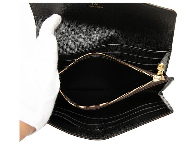 Louis Vuitton Portefeuille Sarah Long Wallet Marrone - vista 4