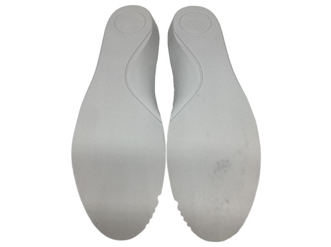 Sneakers basse Burberry Sean in nylon bianco Crudo - vista 7