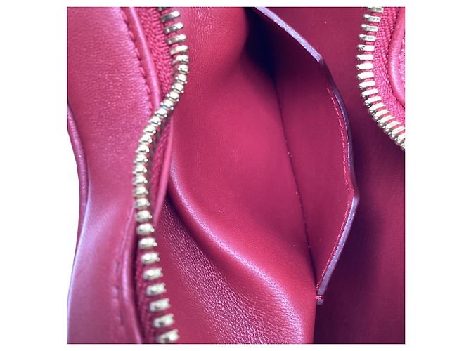 Bolsa de couro em forma de coração Dolce & Gabbana Devotion em couro vermelho Bordeaux - vista 11