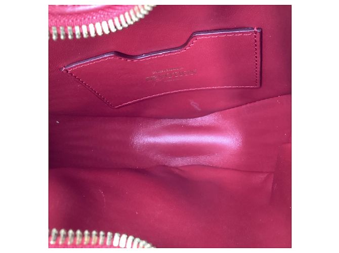 Bolsa de couro em forma de coração Dolce & Gabbana Devotion em couro vermelho Bordeaux - vista 8