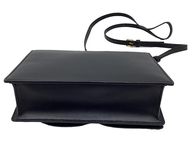 Borsa a tracolla Dolce & Gabbana DG Logo in pelle di vitello nera Nero - vista 12