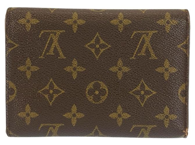 Louis Vuitton Portefeuille Tresor Etui Papier Marrone - vista 2