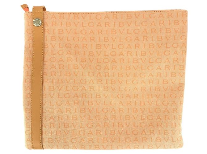 Bulgari Borsa a tracolla Bvlgari Logo Mania Arancione - vista 2