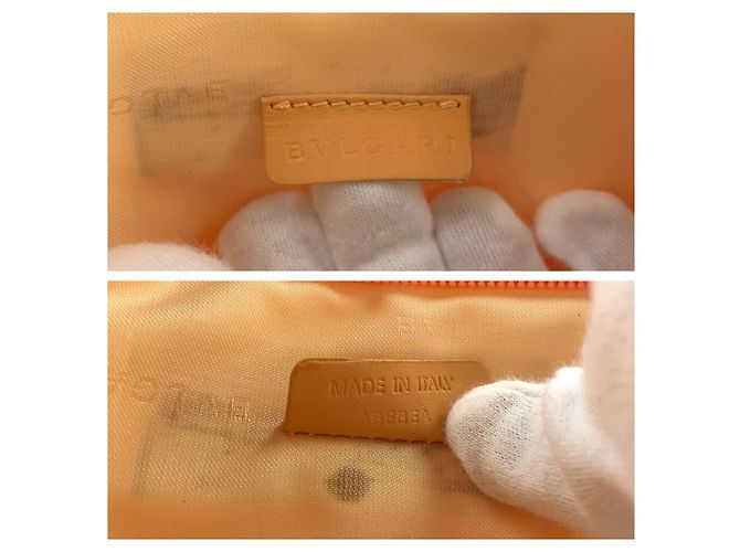 Bulgari Borsa a tracolla Bvlgari Logo Mania Arancione - vista 6