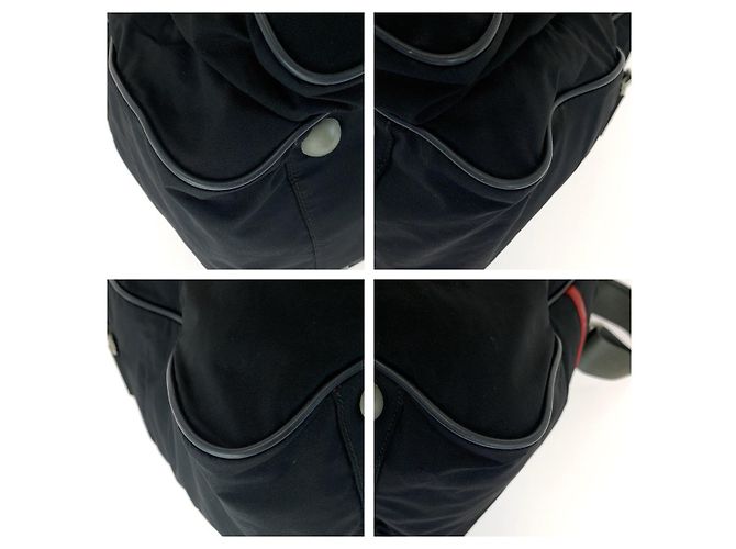 Borsa Boston 2 vie Prada Sports Nero - vista 3