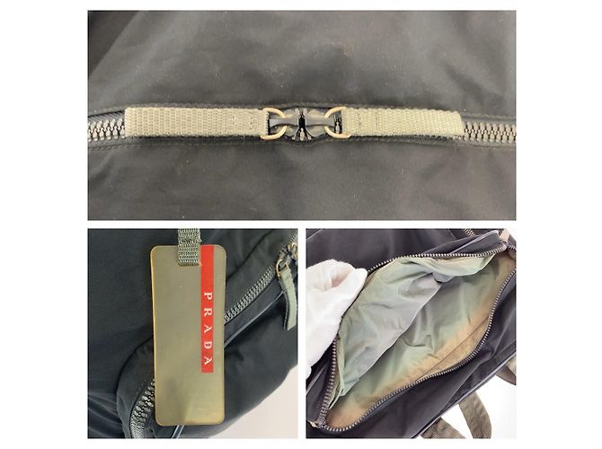 Borsa Boston 2 vie Prada Sports Nero - vista 6