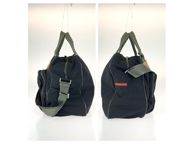 Borsa Boston 2 vie Prada Sports Nero - vista 8