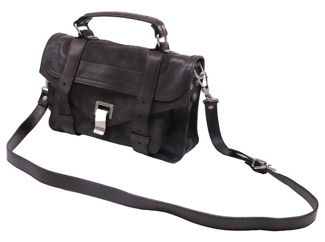 Borsa Proenza Schouler PS1 Tiny Satchel in pelle marrone scuro - vista 2