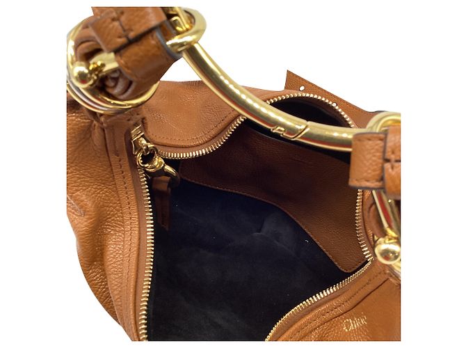 Chloé Small Bracelet Hobo Bag in Tan Leather  Brown Beige - view 11
