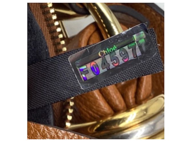 Chloé Small Bracelet Hobo Bag in Tan Leather  Brown Beige - view 13