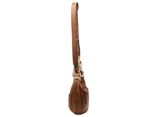 Chloé Small Bracelet Hobo Bag in Tan Leather  Brown Beige - view 5