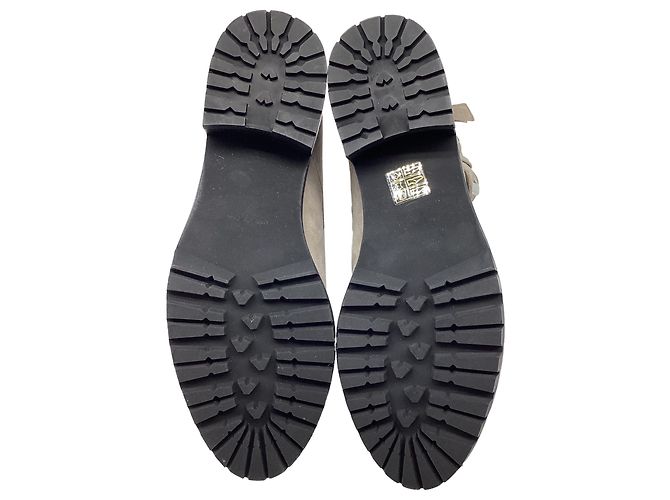 Botines Stuart Weitzman Jitterbug en ante gris - vista 10
