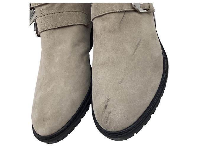 Botines Stuart Weitzman Jitterbug en ante gris - vista 11