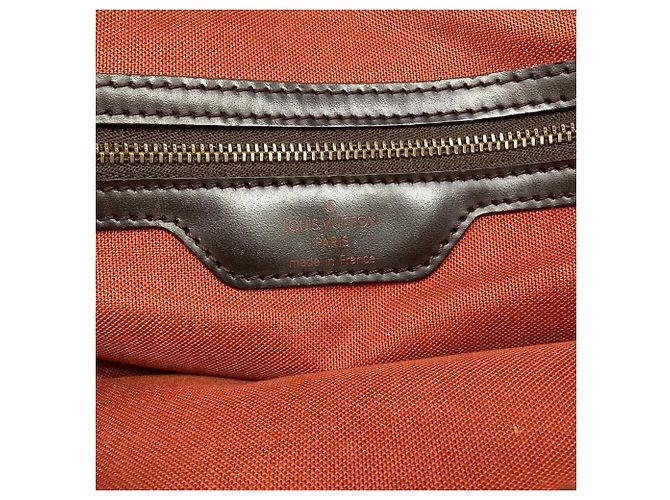 Borsa Tote Chelsea Louis Vuitton Damier Ebene in pelle marrone - vista 8